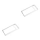 thumbnail image 2 of sweethay Estuche para teléfono Thin Clear Smartphone Cubierta trasera transparente Carcasa acrílica Reemplazo de tamaño libre para Pixel 6 Clear / Transparente/Pixel 6 Pro 2piezas, 2 of 5