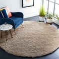 thumbnail image 2 of SAFAVIEH Paris Ivonette Solid Shag Area Rug, Dark Beig, 9' x 12', 2 of 8