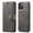 Gray, variant on AIDAICASE Deluxe 2 in 1 Folding iPhone 15 Case,Folio Phone Case Wallet,Detachable Magnetic PU iPhone 15 Case and Card Holder