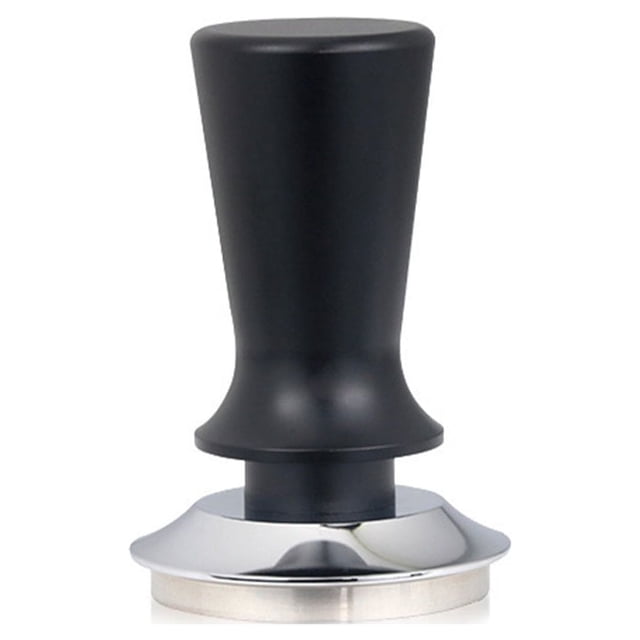 Billuyoard Café Tamper Prensa Manual Polvo Martillo Lavable Reutilizable Portafiltro Reemplazo Primavera Nivelador Accesorio Oficina Juegos de servir café y té Negro 51 mm