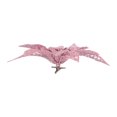 thumbnail image 3 of Clip Holiday Time 19 cm Flor de Nochebuena Brillante Rosa, 3 of 4