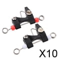 thumbnail image 1 of Colaxi 10X 2x Heavy Duty Trolling Clip Release Clips Pêchant pour le Downrigger de Outrigger, 1 of 6