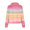 thumbnail image 3 of GaThRRgYP Women's Sweatshirts Crew Neck Lounge,Women's Round Neck Printed Long Sleeve Hoodless Sweatshirts Leisure Loose Fashionable Top Pink S, 3 of 3