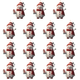 thumbnail image 1 of Muñeco Nieve para Navidad Mini Adornos Colgantes Favores Fiesta (Estilo A), 1 of 4
