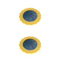 thumbnail image 1 of Cubierta de drenaje de suelo Ounissouiy colador desodorante antiobstrucción 2Conjunto Amarillo azul, 1 of 6