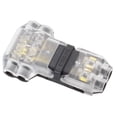 thumbnail image 1 of Cateissary Conector de Cable eléctrico Universal de 2 vías, 10A, empalme rápido, Terminal de crimpado en T, accesorios de conexión de Cable, piezas de Electrónica miscelánea, 1 of 6