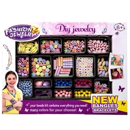 770 Pièces Enfants Bricolage Perles Set, Perles pour Bracelet Enfant