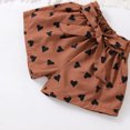 thumbnail image 7 of XIYNBAOK Kids Clothing Sets Cute Outfit 70s Outfits for Kids Teen Shirts and Shorts for Girls 10-12 Baby Neutral Clothes 6 Year Old Girl Clothes, Brown 6-12 Months, 7 of 7