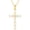 # Style 4 Cross-36mm, variant on 925 Sterling Silver Opal Cross Necklace, 14k Gold Plated White Fire Opal Christian Religious Faith Cross Jewelry For Women, 18 Inches With 2 Inches Extension