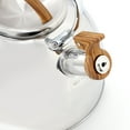thumbnail image 3 of Mr. Coffee Fremont 2 Quart Mirror Polish Stainless Steel Whistling Tea Kettle, 3 of 5