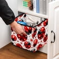 thumbnail image 5 of Seven Starred Iadybird Foldable Cube Organizer with Handle, 10.8"x10.5"x10.6", Large Capacity Storage Bin, Organizer Bins, Storage Baskets, 5 of 6