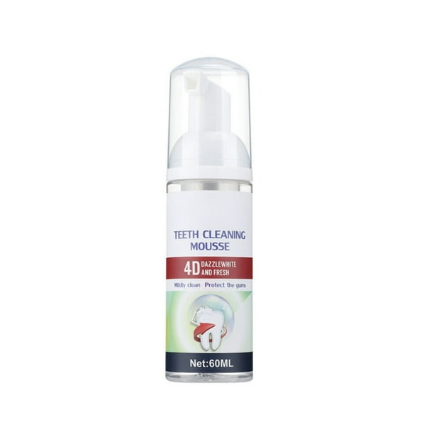 Espuma dental con sabor a menta, 60 ml. Espuma dental, pasta de dientes en espuma, limpia los dientes, elimina las manchas, aliento fresco, higiene bucal