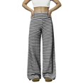 thumbnail image 2 of Elastic Waist Palazzo Pants for Women Loose Casual Wide Leg Trousers, 2 of 5