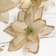 thumbnail image 4 of 20PCS Glitter Cloth Flower Colgante Adorno colgante Regalos de Navidad Decoración del hogar DIY Guirnalda Accesorio (Dorado), 4 of 5