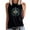 DT-Black, variant on Women's Tribal Pattern Sleeveless Tank Top - Polyester Casual Summer & Boho Wear, Artistic for Gatherings