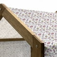 thumbnail image 4 of Unicorn Pet House, Unicorn Motif with Ice Cream Candies Stars Hearts Playroom Design, Outdoor & Indoor Portable Dog Kennel with Pillow and Cover, 5 Sizes, Yellow Lilac Pink, by Ambesonne, 4 of 4
