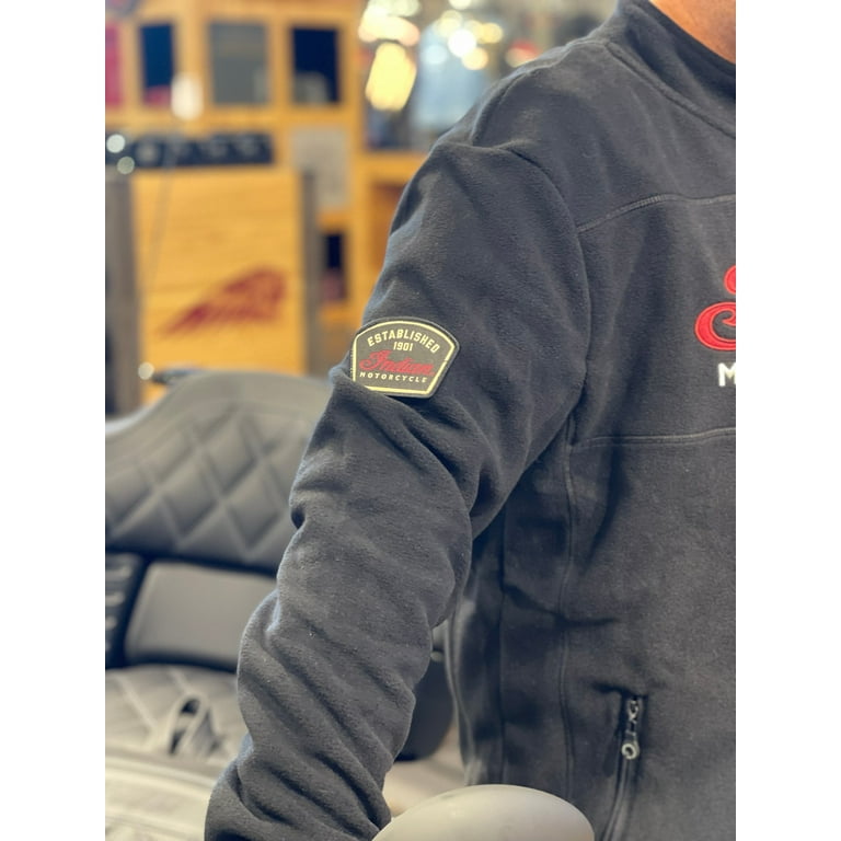 Indian Motorcycle Zip Thru Size L, Fleece Black Motorcycle Indian Motorcycle Zip Thru Size L, Fleece Black Motorcycle