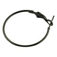 thumbnail image 4 of 20pcs 30mm Round Hoop Loop Wire hooks Leverback Earring Making circle 30mm Earwire Findings Metallic Black, 4 of 8