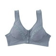 thumbnail image 2 of Monfince Front Closure Bras for Women, Lace Front Button Shaping Cotton Bras, 2 of 6