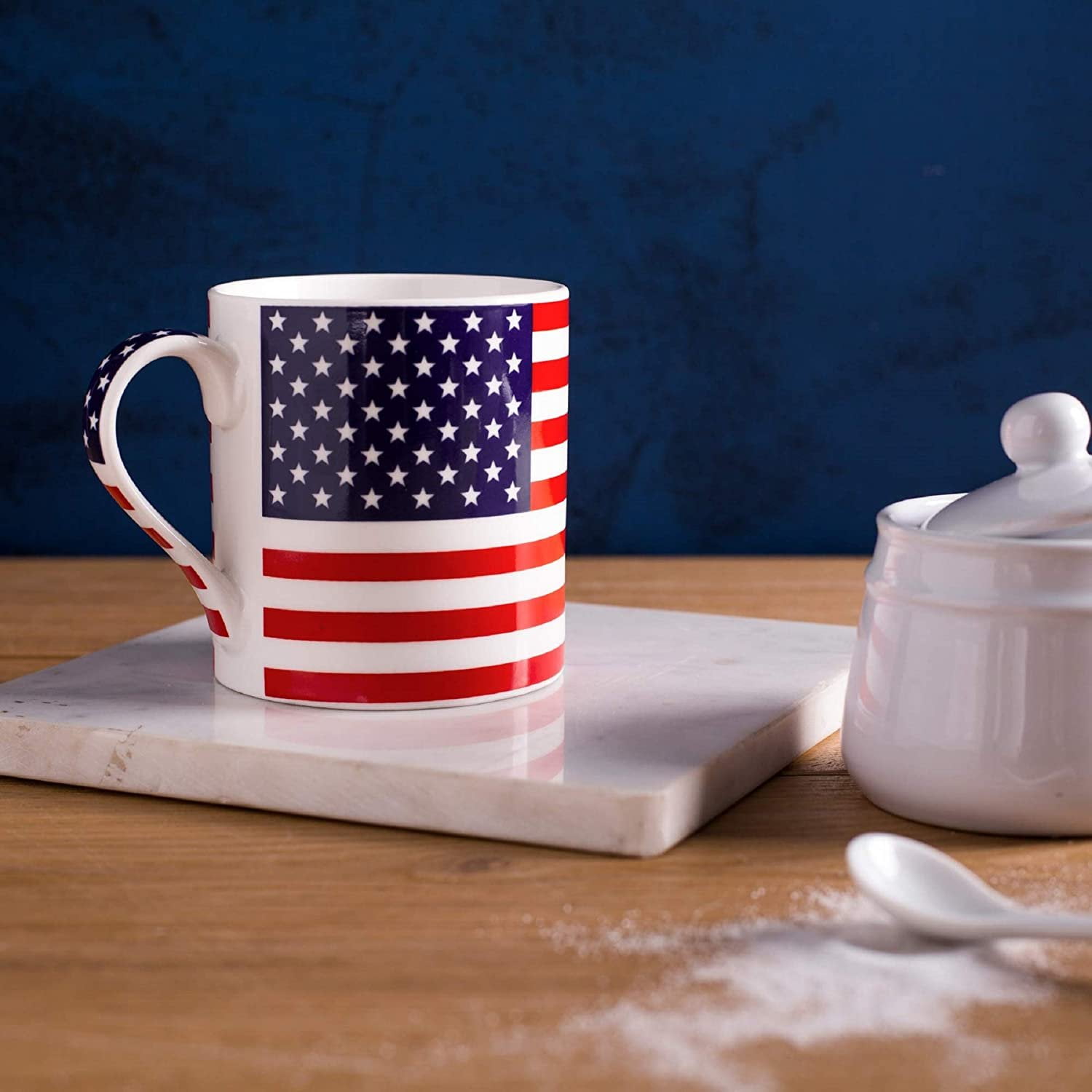 12 oz American Flag Coffee Mug