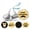 Glitter Gold & Black, variant on Darling Souvenir 190 Pieces Teal Green Baby Shower Favor Stickers - Chocolate Candy Label Wrappers for Newborn Party, Mini Seals & Decor