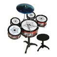 thumbnail image 3 of Juego de batería de jazz Hugo para niños instrumentos musicales de percusión con Tambor y taburete L, 3 of 10