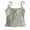 Green, variant on Women's Lace Undershirt Everyday Casual Camisole with Built in Bra Summer Ribbed Tank Tops Free Size
