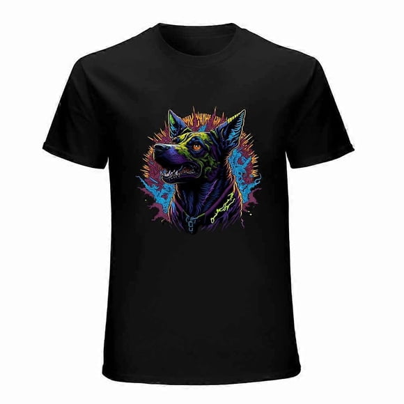 Dog T-shirt Dog Unisex T-shirt Unisex tees Casual Cotton Colorful Printing