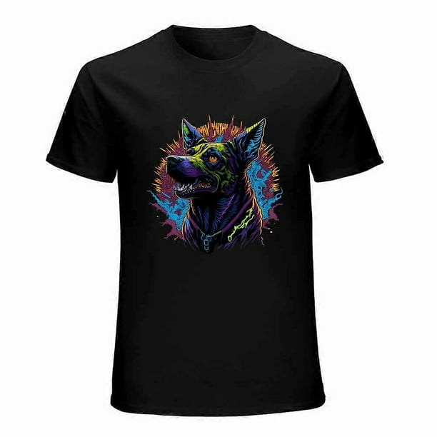 Dog T-shirt Dog Unisex T-shirt Unisex tees Casual Cotton Colorful Printing