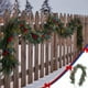 thumbnail image 1 of Adornos navideños, regalos navideños, corona de agujas de pino con bayas, corona artificial de Navidad, decoración de repisa de invierno, mesa de porche, corona navideña, corona navideña verde, decora, 1 of 9