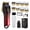 Red, variant on SUPRENT Professional Hair Clippers for Men Barber Clippers Rechargeable Hair Cutting Kits Red DIY
