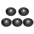 thumbnail image 1 of 5PCS Tapa de Decoración de Tubo 0.6 a 1.1in (14-29mm) Tapa de Tubo con Brida Decoración PP Plástico, Negro, 1 of 6
