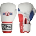 Ringside Pro Style Training Boxing Gloves, Red, Small/Medium