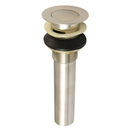 

Kingston Brass Complement Push-Up Drain with Overflow Brushed Nickel Brushed