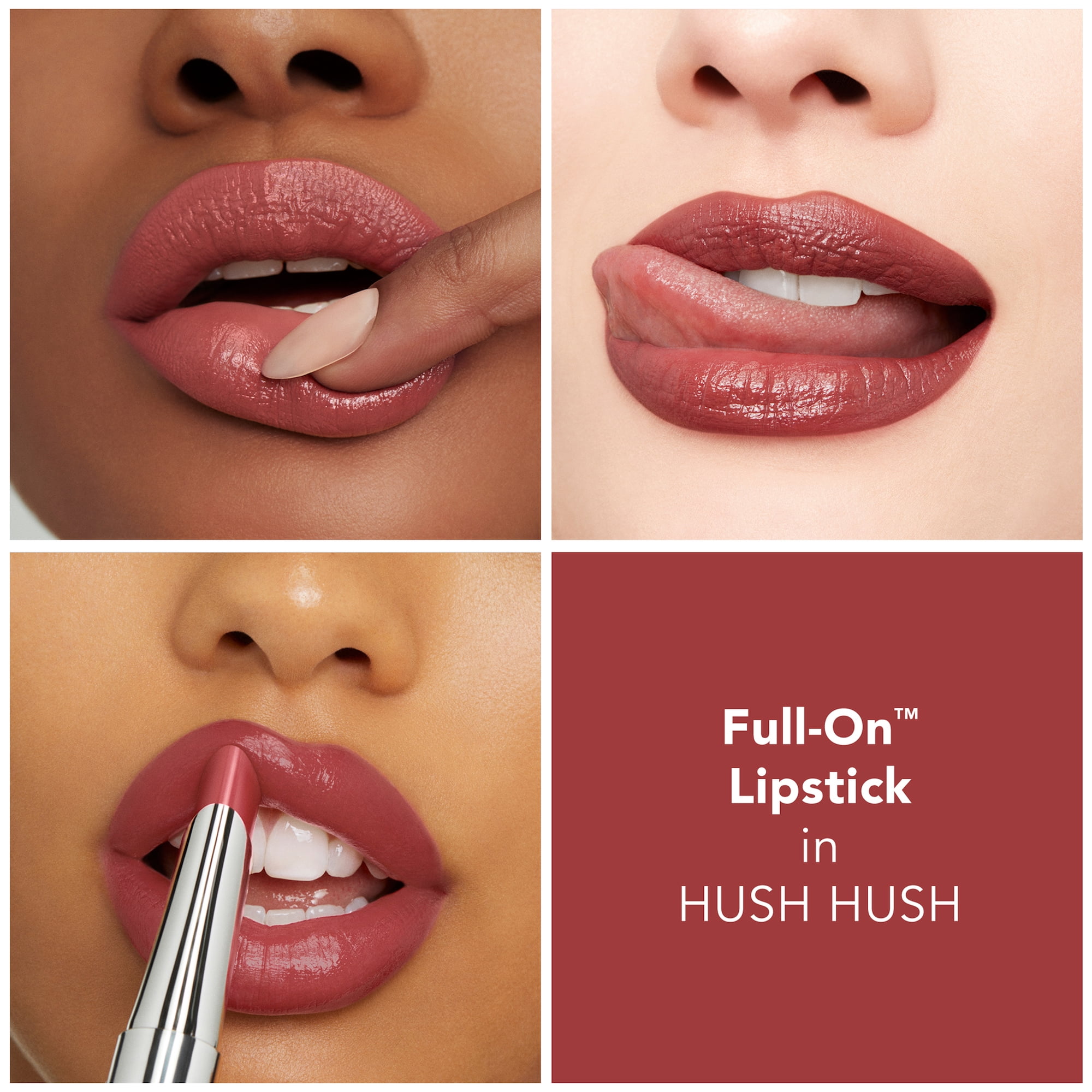 Buxom Full-On™ Satin Lipstick, Hush Hush