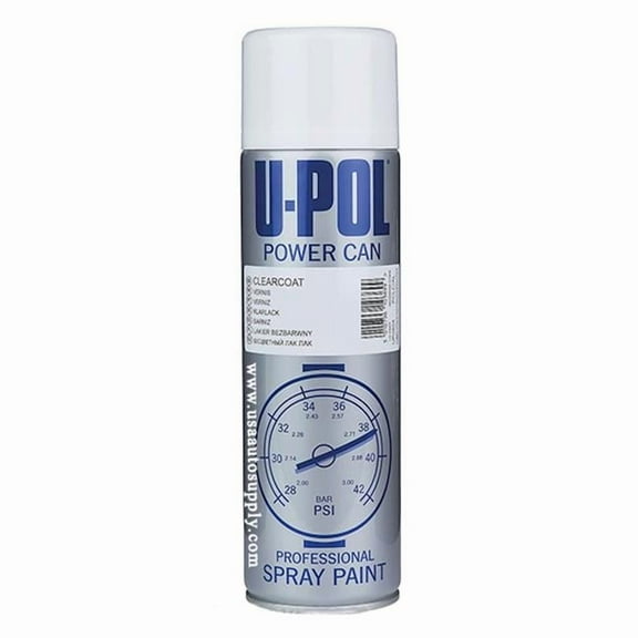 U-Pol Products UP0804 U-POL Premium Aerosols: Power Can, Clear Lacquer, 17oz UPL-UP0804