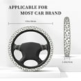 thumbnail image 5 of Daiia Funny Chicken Steering Wheel Cover Auto Steering Wheel Covers Breathable Anti-Slip Steering Wheels Car Interior Decor Accessories for Men Women Universal 15 Inch, 5 of 8