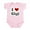 Petal Pink, variant on CafePress - I Love Gigi Infant Bodysuit - Baby Light Bodysuit, Size Newborn - 24 Months