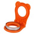 thumbnail image 3 of Cutters, Stainless Steel Hand    Cutter  Round Press Cutter  Hand Maker Cutter for Home Dessert Shop, 3 of 8