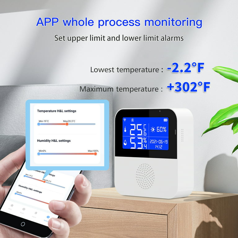 Tuya WiFi Temperature and Humidity Sensor Home Assistant for Smart