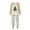 Beige-Mom, variant on Zwiiyzr Family Christmas Pajamas Matching Sets for Dad Parent Child Outfit Christmas Set Printed Home Clothes Sleepwear Long Sleeved Jumpsuit Father Style Beige-Dad