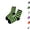 #01 Green, variant on Cute Halloween Fuzzy Crew Socks for Women Ghost Print Soft Warm Casual Costume Accessories Socks for Fall Home Wear,One Size,Saffron