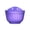 Purple#5, variant on Wall Mounted Planters with Drainage Holes 1 Pack Indoor Outdoor Flower Pot for Balcony Terrace Garden Decor Plastic Hanging Container for Small Plants Succulents Home Office