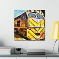 thumbnail image 3 of Trains Chug Chugging - Canvas, 3 of 10