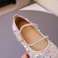 thumbnail image 5 of MEZZALL Child Girls Glitter Soft Sole Kids Shoes For Party And Play Lightweight Sandals Little Girls With Detail And Comfort Daily Fashion Leisure Princess Solid Color Toddler Footwear, 5 of 6