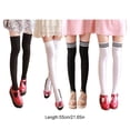thumbnail image 1 of Chaussettes Mode Filles Dames Femmes Cuissardes au-Dessus du Genou au-Dessus du Genou Chaussettes Longues Bas en Coton, 1 of 7