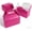 Hot Pink Treat Boxes, variant on 24 Pack Pink Paper Gable Boxes,6.2 Inch Candy Boxes with Handle, Snack Party Favor& Gift Cookie bags for kids Birthday,Wedding, Baby Shower, Graduation.