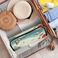 thumbnail image 4 of Hair Tools Storage with Heat Resistant Mat- Animated-style Scenes Printed Curling Iron Travel Bag/Flat Iron Case for Women, 4 of 8