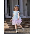 thumbnail image 3 of Arshiner Little Girls Tutu Dress Tulle Summer Formal Birthday Party Graduation Dresses Black 7-8 Years, 3 of 7