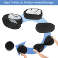 thumbnail image 2 of 2 Pack Mesh Pop Up Laundry Hamper, Foldable Laundry Basket with Sturdy Handles, Vertical & Horizontal Collapsible Dirty Clothes Basket for Laundry & Home Organization, 2 of 6